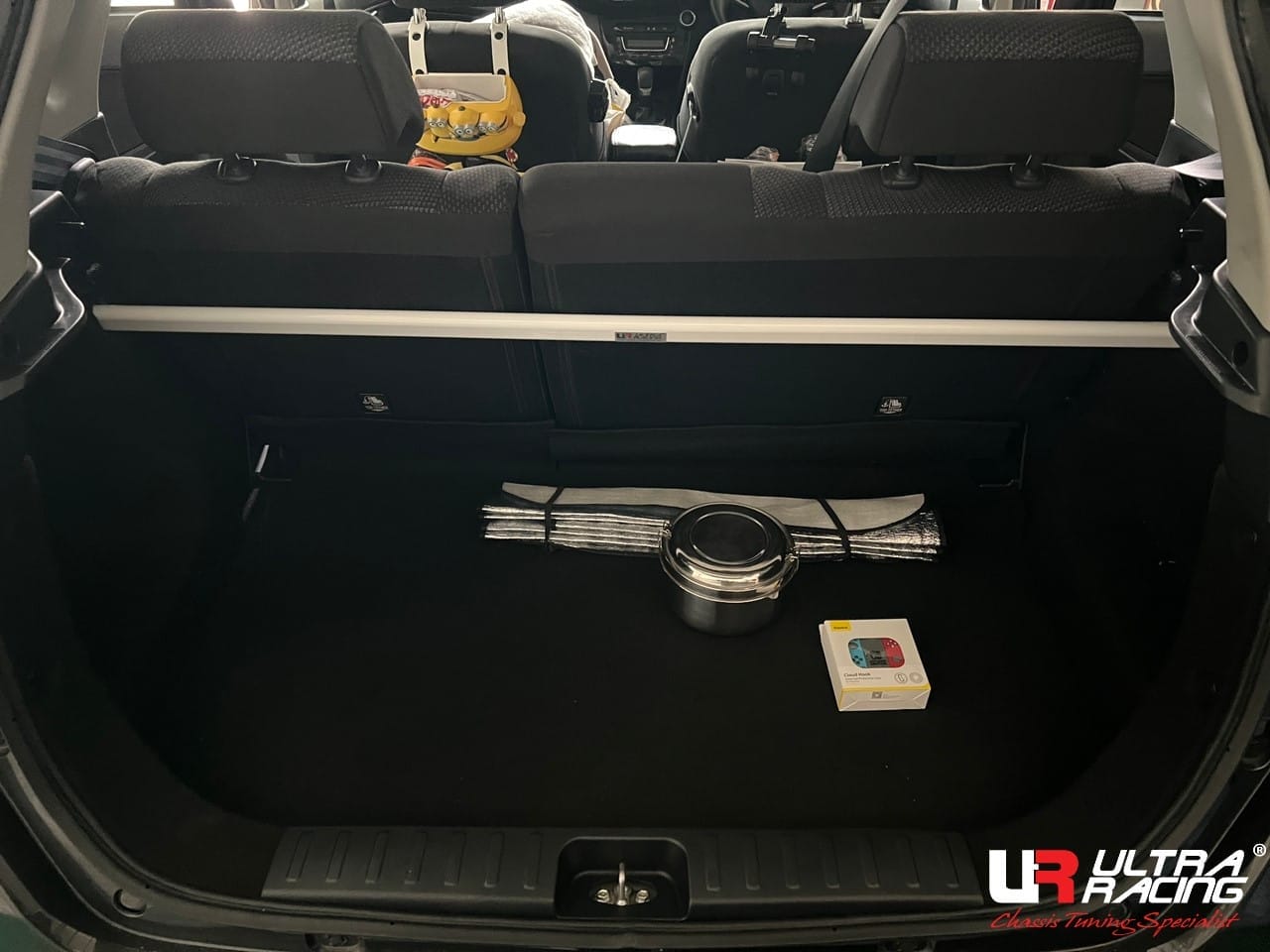 Perodua Myvi Rear Strut Bar / Rear Tower Bar Ultra Racing Malaysia